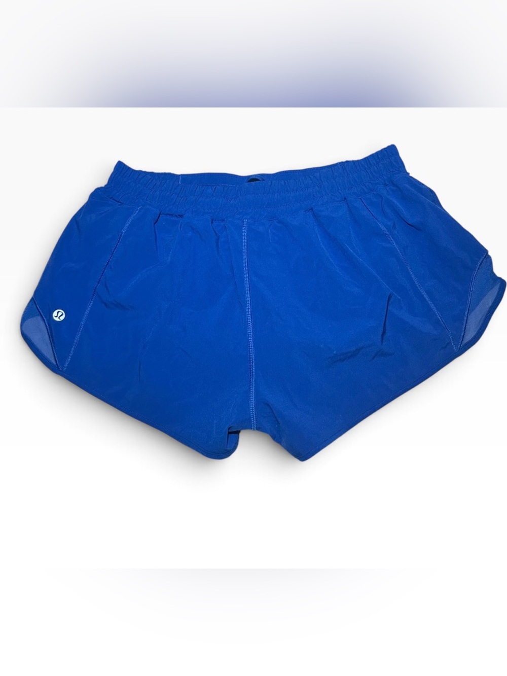 Lululemon Hotty-Hot Low/rise 4” Women’s Size 12 Blue